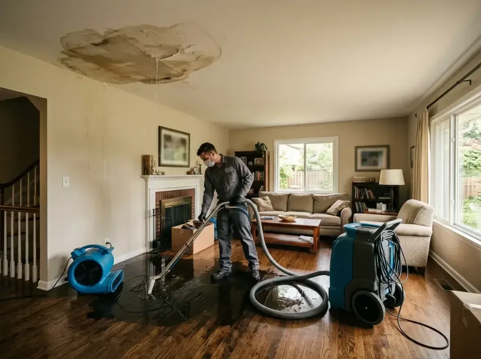 attic-pipe-burst-ceiling-drip-008 — frequently asked questions, Water Damage Restoration & Carpet Care in Edgemere, MD